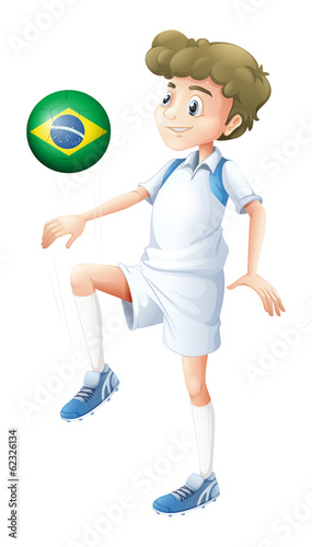 A soccer player from Brazil
