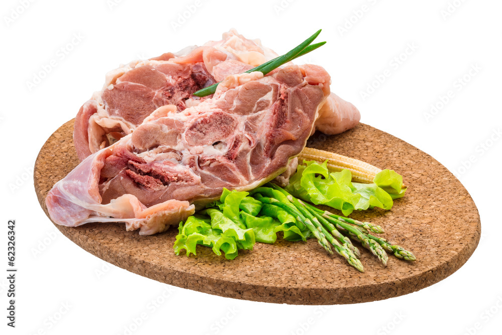 Raw lamb Raw lamb