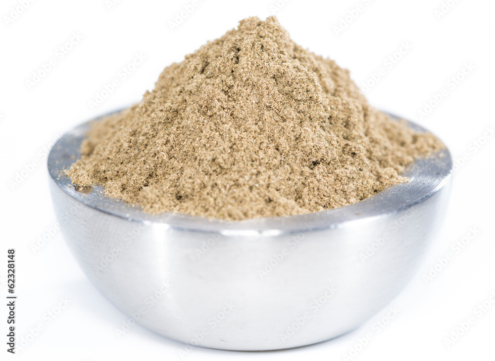 Sage Powder (isolated on white)