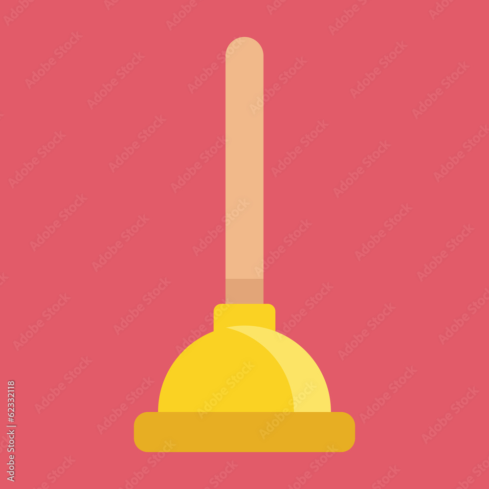 Vector Plunger Icon Vector Plunger Icon