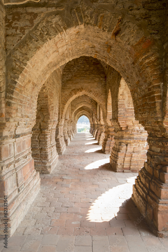 Arches of Rasmancha temple - Bishnupur, India