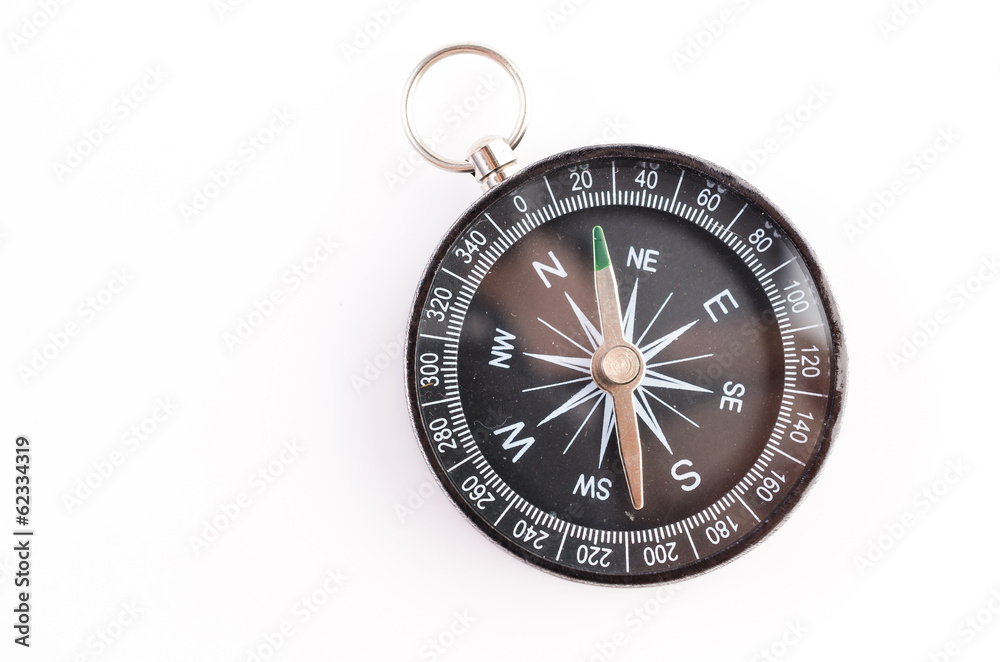 Compass isolated on white background