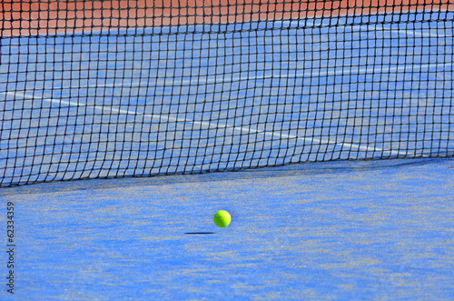 Tennis ball on the court © Rafael Ben-Ari