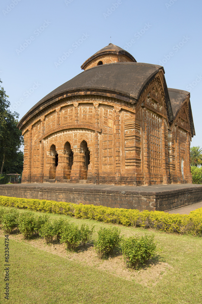 Jor-Bangla Temple or Keshta Roy Temple - Bishnupur, India