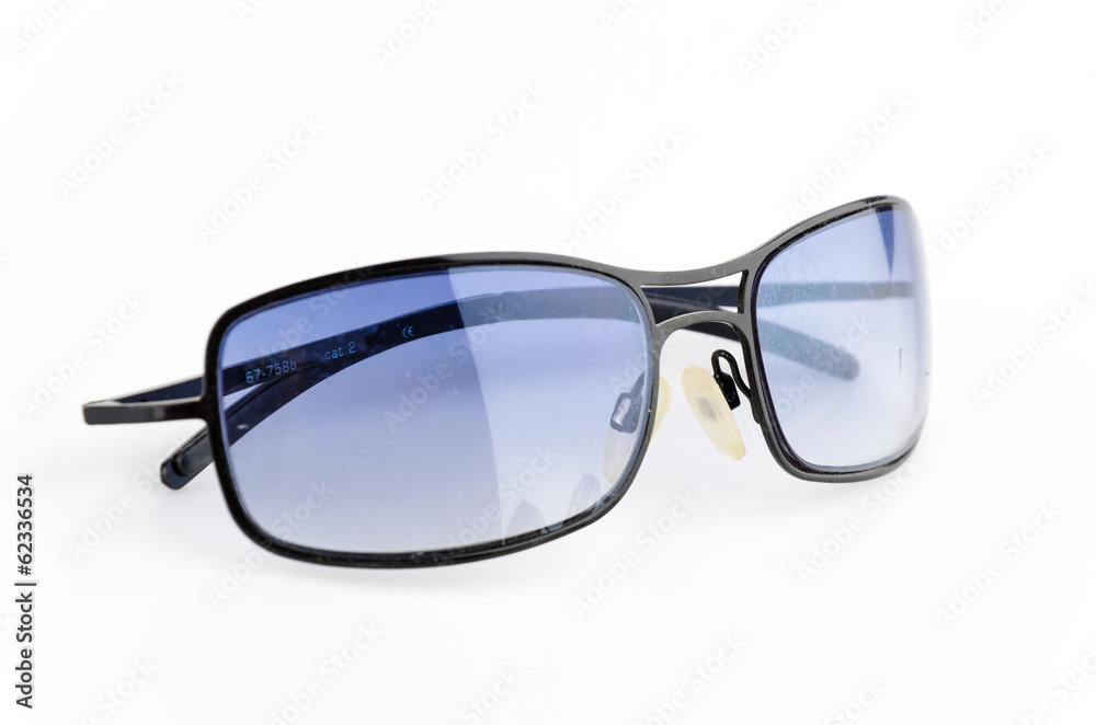 Sunglasses isolated white background