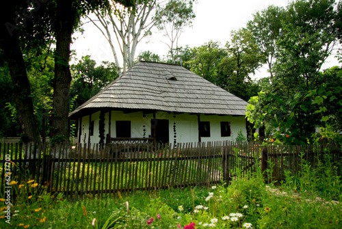 Traditional house. National Village Museum, Bucharest, Romania. #62337700