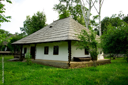 Traditional house. National Village Museum, Bucharest, Romania. #62337704