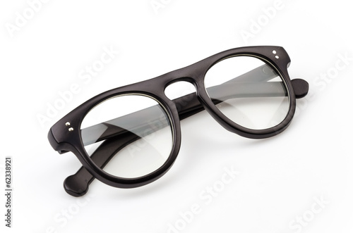 eyeglassses isolated white background