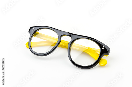 eyeglassses isolated white background