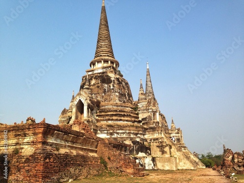 old temple in Ayutthaya,Thailand © prawin99