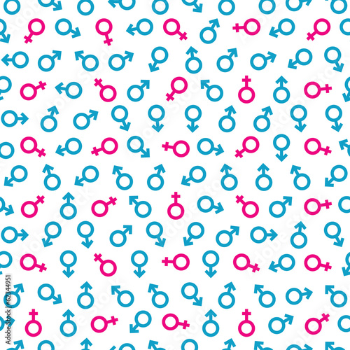 Gender seamless pattern