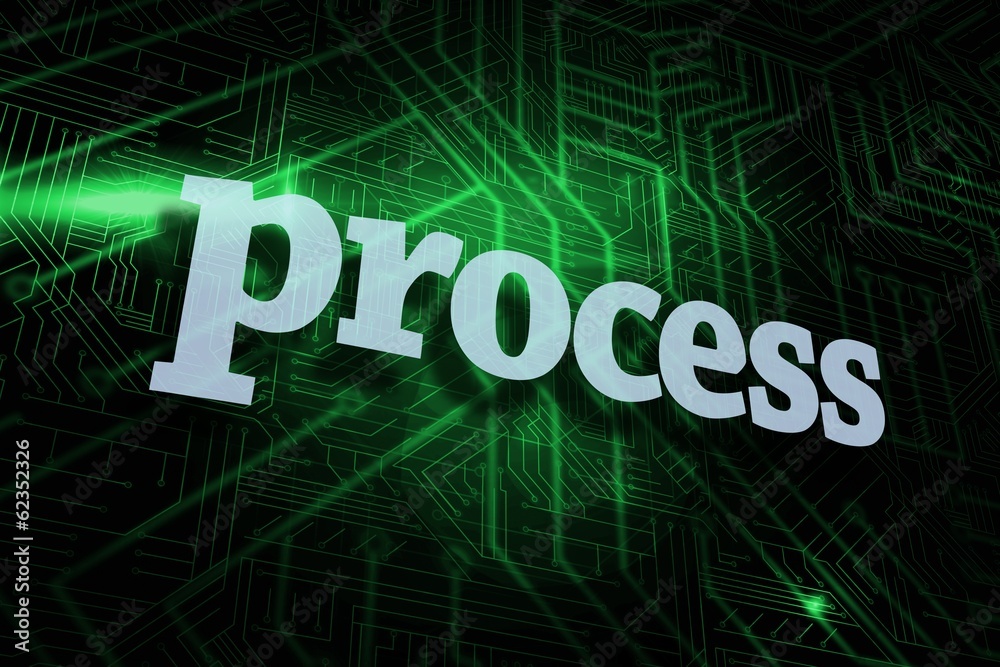 Process against green and black circuit board Process against green and black circuit board