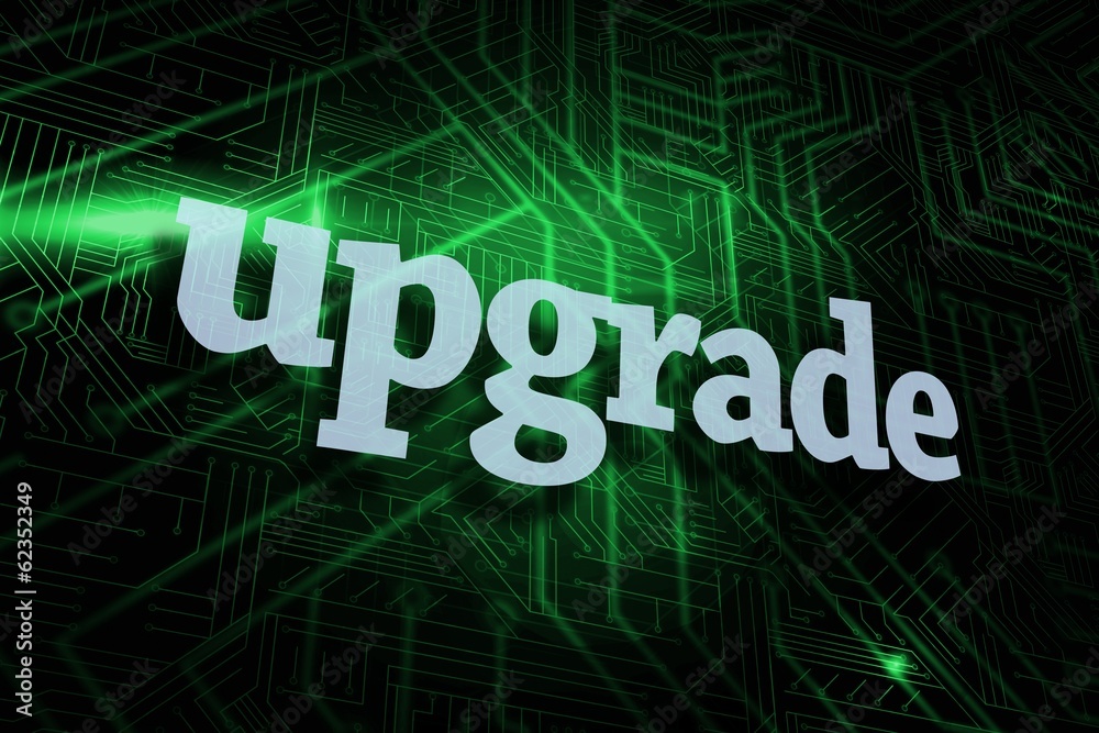Upgrade against green and black circuit board Upgrade against green and black circuit board