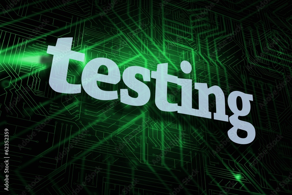 Testing against green and black circuit board Testing against green and black circuit board