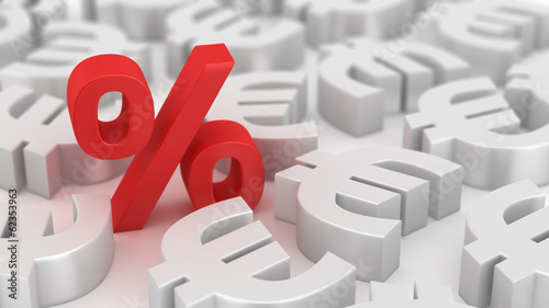 Mighty percent of euros