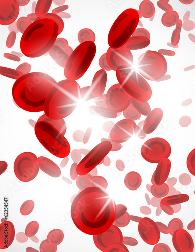 background with red blood cells