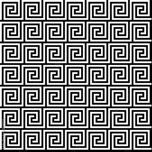 Motif géométrique noir et blanc.
