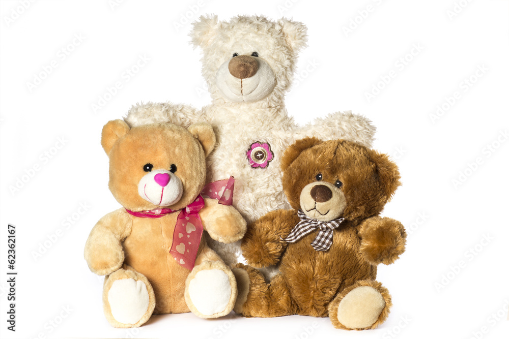 three teddy bears three teddy bears
