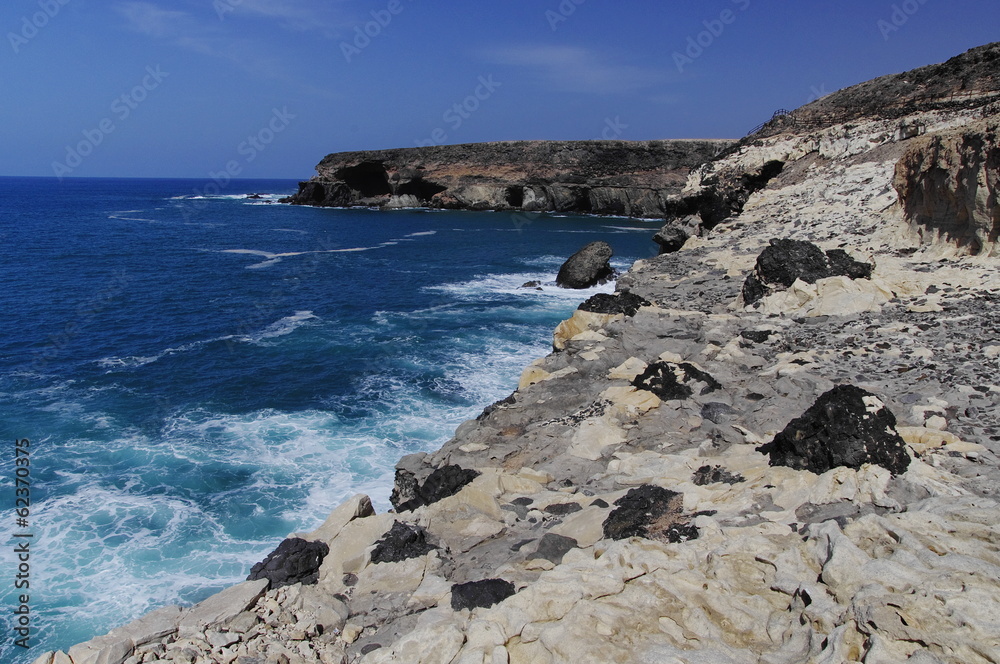 Cliff coast at Ajuy - Fuerteventura