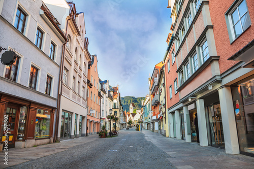 Fussen city, The famous small town of Bavaria, Germany © Noppasinw