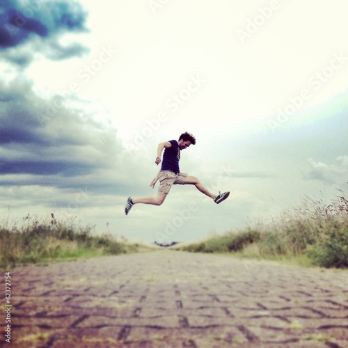 man jumping