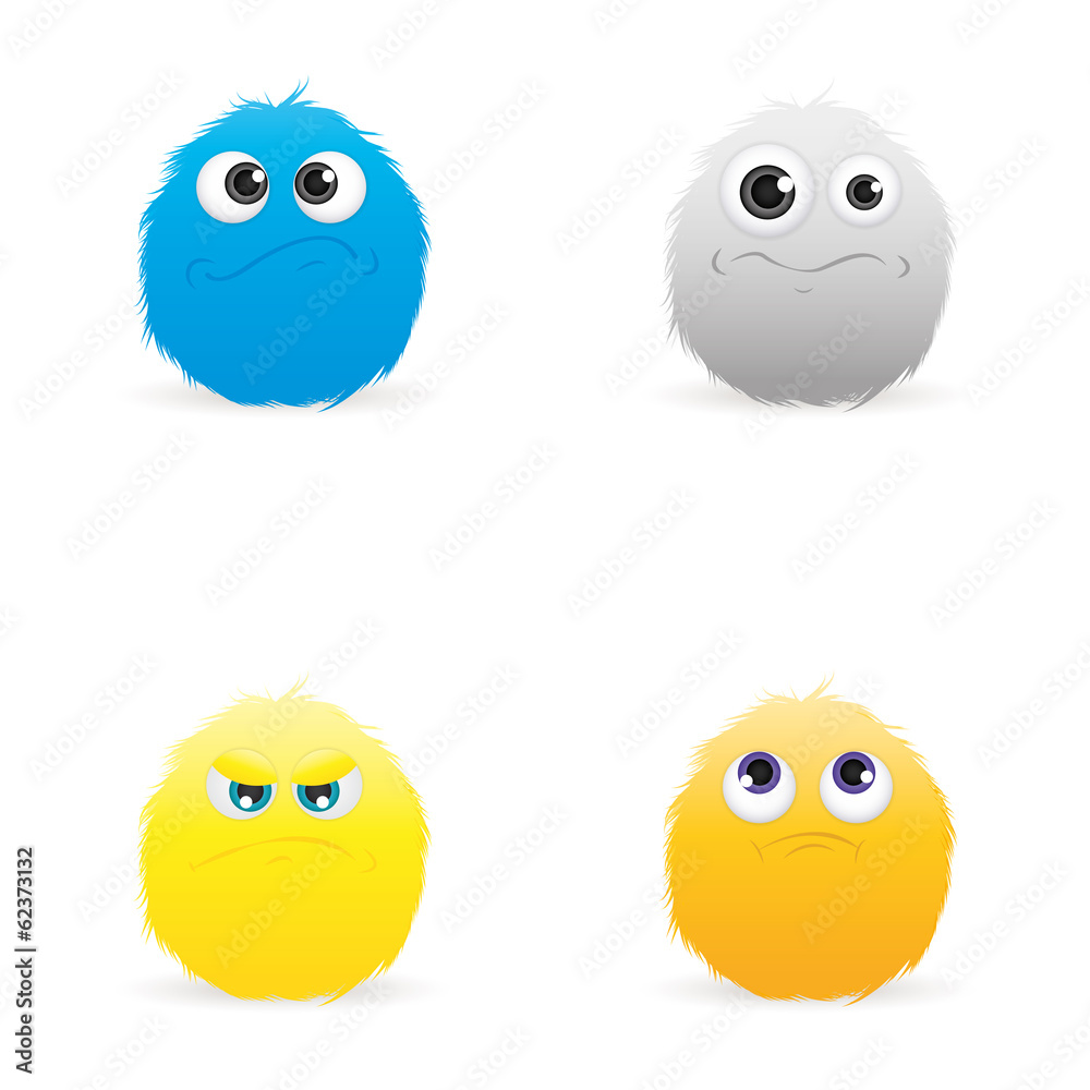 Fototapeta premium Expression faces