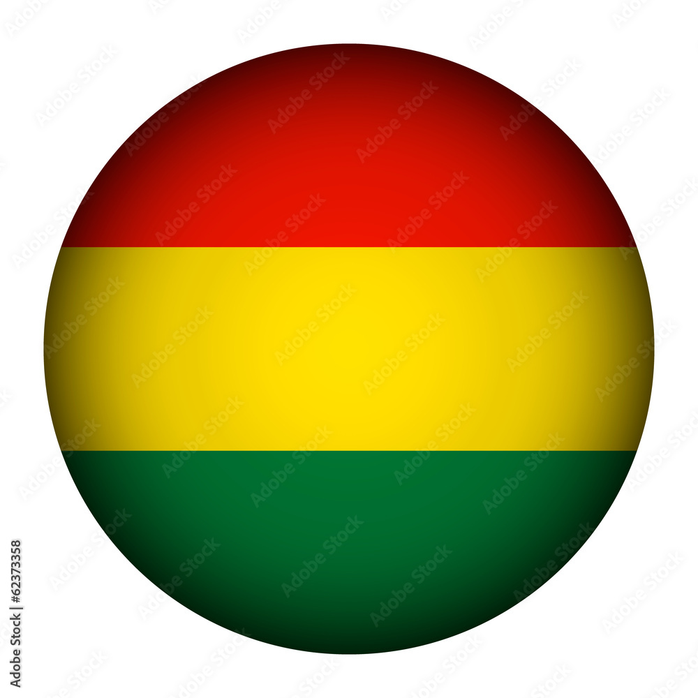 Bolivia flag button.