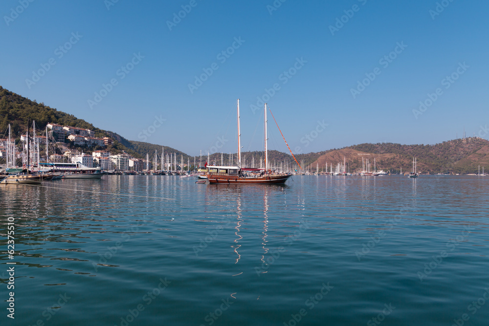 Yacht harbor, Fethiye, Turkey