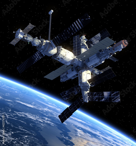 Fototapeta Naklejka Na Ścianę i Meble -  Space Station
