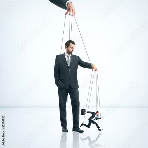 Boss with his marionette