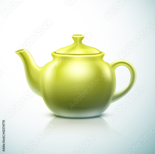 Isolated teapot