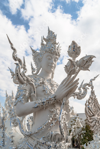 White temple  Wat Rong Khun   Chiang Rai province