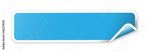 the blank blue web banner