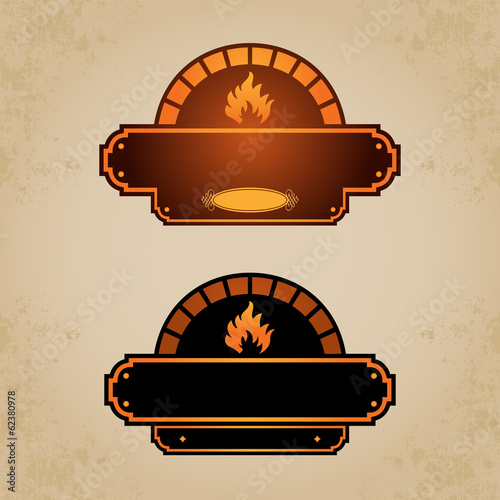 Firewood oven set 4