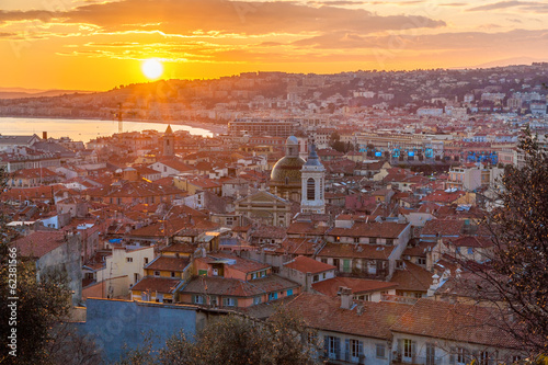 View of Nice - Cote d'Azur -  France photo