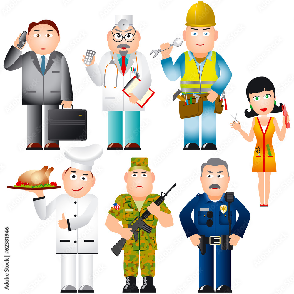 Set of People of various professions (occupations) Set of People of various professions (occupations)