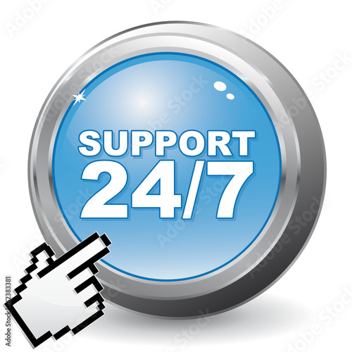 SUPPORT 24 7 ICON