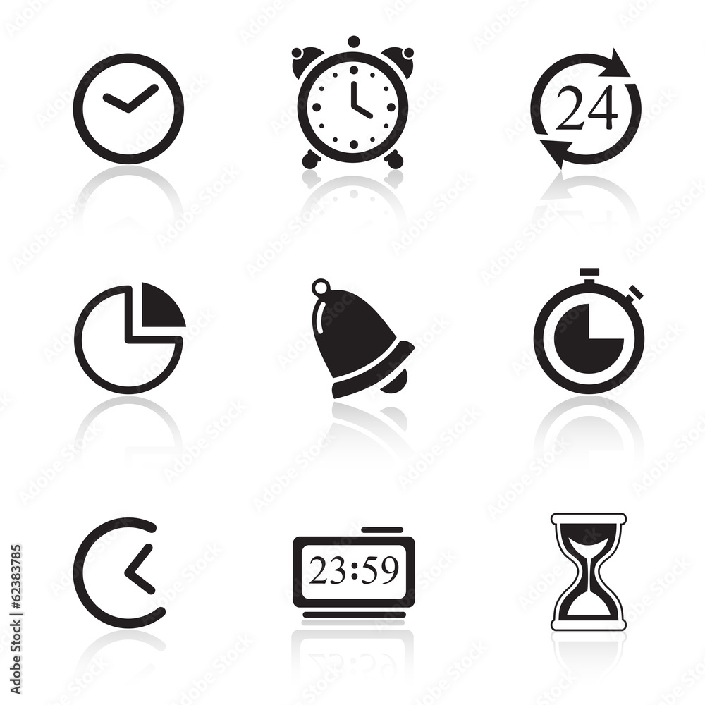 Time Icons & Simbols. Time Icons & Simbols.