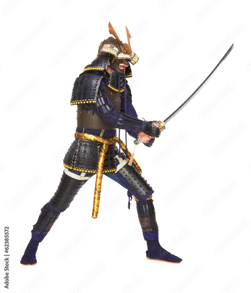 Samurai in armor