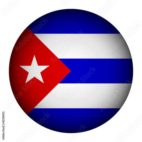 Cuba flag button.
