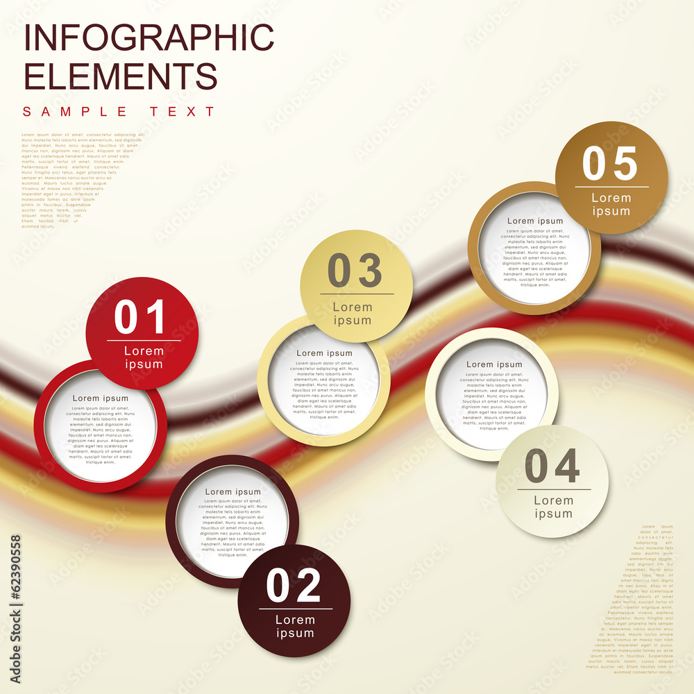 abstract flow chart infographics Stock Vector | Adobe Stock
