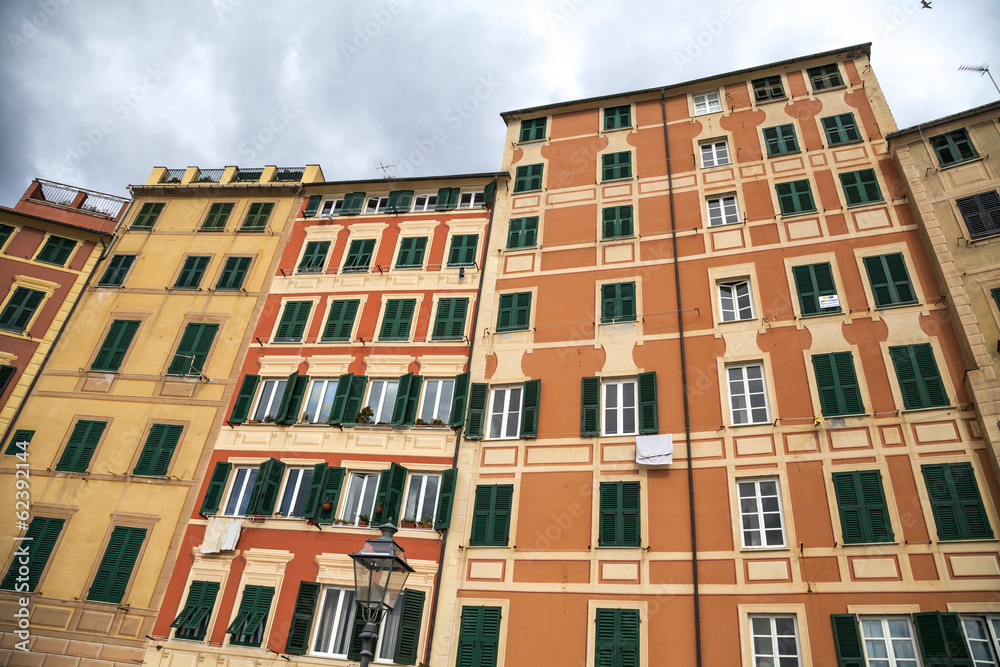 Camogli (Italy): The home features colored and decorated