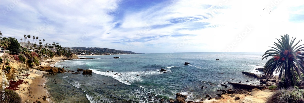 Naklejka premium Laguna Beach Panorama CA