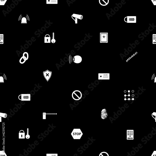 security icons pattern eps10