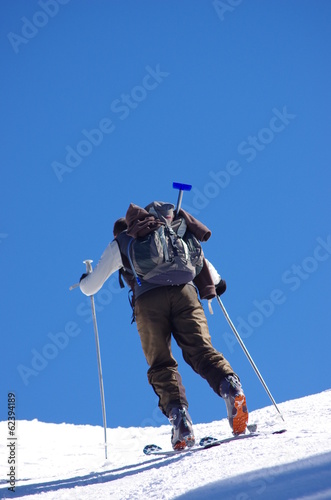 ski de randonnée - ascension photo