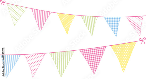 fröhliche bunte wimpelkette