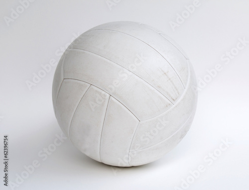 Volley ball on white background