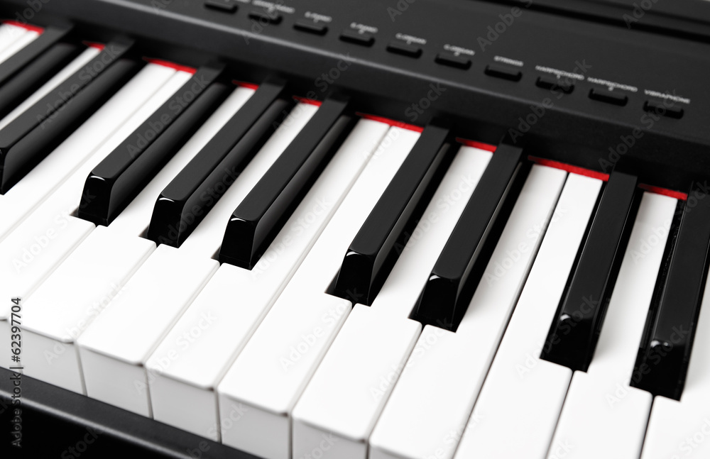 Piano keyboard. Piano keyboard.