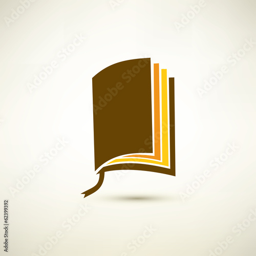 book isolated vector symbol