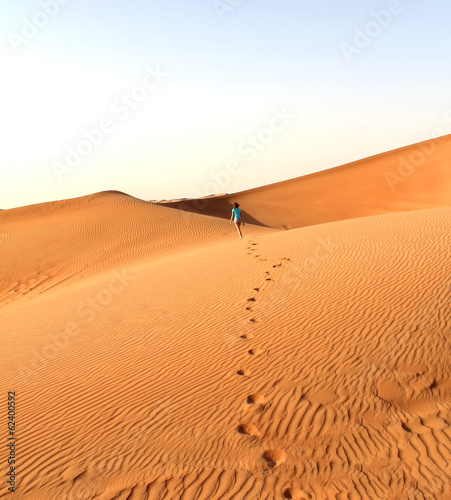girl in the desert